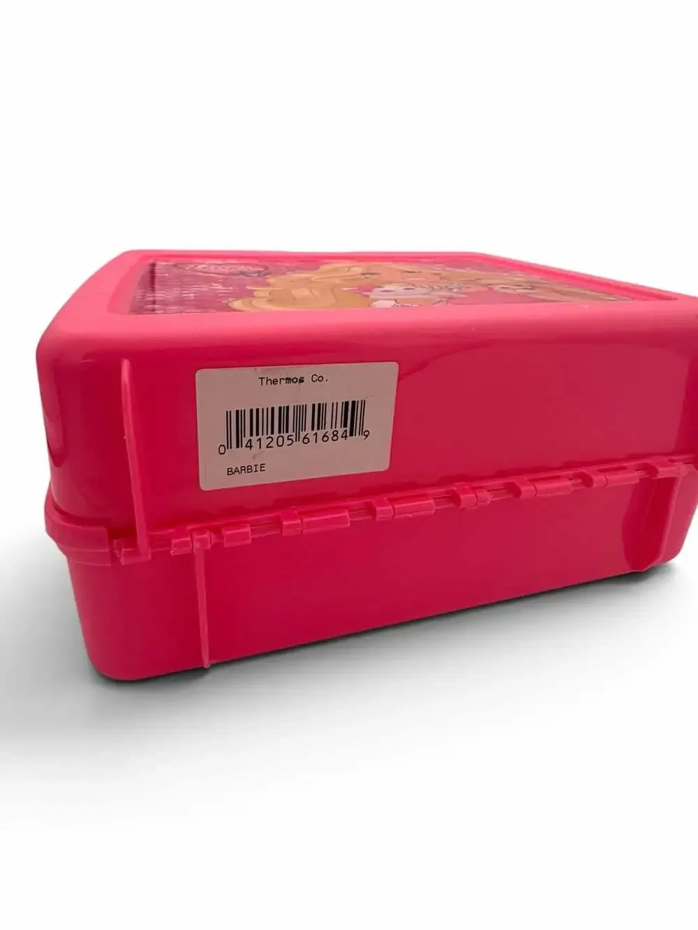 Thermos Barbie Plastic Lunchbox with Pets Graphic